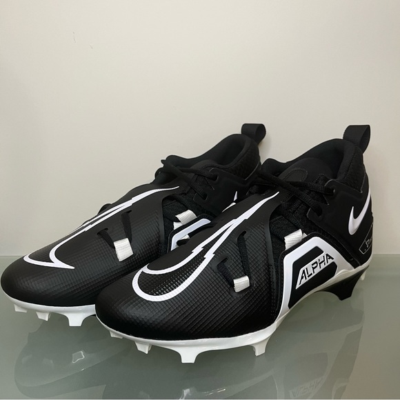 Nike Alpha Menace Pro 3 Mid Football Cleats Mens Black Size 10 New CT6649-001 - Picture 5 of 9